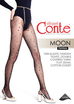 Колготки фантазийные CONTE MOON Колготки c рисунками nero - Conte elegant фото 4
