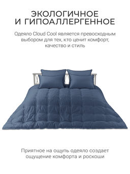 Одеяло Cloud Captains Blue 220х240см теплое 300г/м2 ЕС-7975 - Espera фото 2