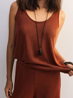 Трикотажная майка из вискозы ZR2605013419-21 / Zarina