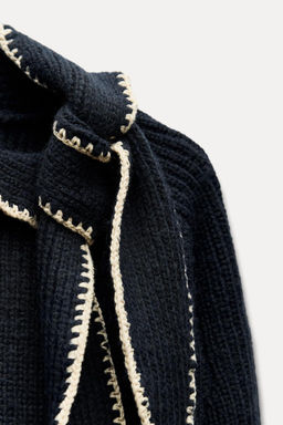 KNIT BOW SWEATER VEST - Zara фото 6