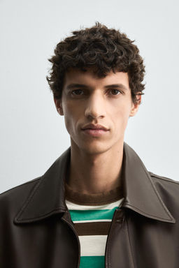 LEATHER JACKET HARRY LAMBERT FOR ZARA X DISNEY  фото 5
