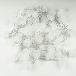 ULD-S0500-050/DTA MULTI IP20 PINE CONES Гирлянда светодиодная Шишки, 5м. 50 светодиодов. Разноцветный свет. Провод прозрачный. ТМ Uniel