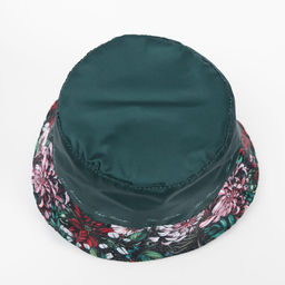 Панама Цветы, цвет зелёный, 56-58 рр. - Overhat фото 6