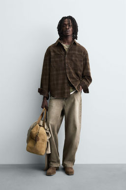 CHECK CORDUROY SHIRT