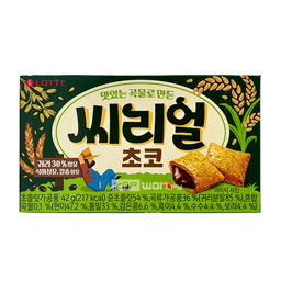Печенье с шоколадной начинкой Cereal Choco Lotte, Корея, 42 г Акция