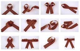 Георгиевская лента тканевая 10 шт. по 50 см.