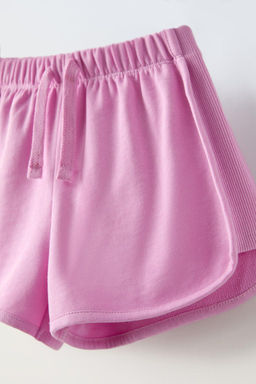 CONTRAST RIBBED BERMUDA SHORTS - Zara фото 7