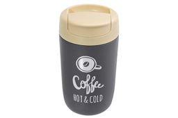 Термокружка 400 мл 8,5*8,5*15,5 Coffee Hot & Cold, серая - Elan gallery фото 4