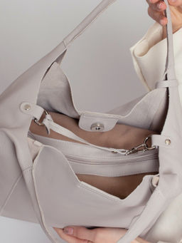 Женская кожаная сумка Richet 2920LN 334 Серый