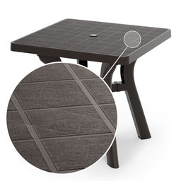 Стол квадратный "Атлант" 800мм (мокко) М8941