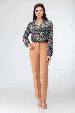 Блуза Swallow 803.2 черный+серебряный узор фото 479