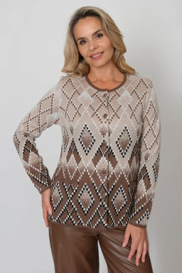 ЗЛАТА Жакет М 2900/коричневый