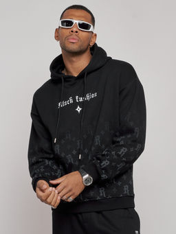 Спортивный костюм мужской трикотажный демисезонный черного цвета 12010Ch - Mtforce фото 16