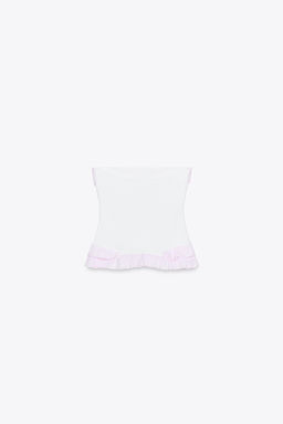 CONTRAST BANDEAU TOP - Zara фото 17