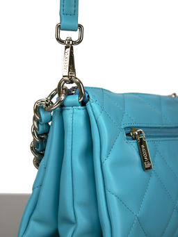 LACCOMA сумка Белла-Ф826-бирюза эко кожа хлопок