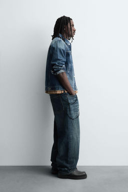 BASIC DENIM JACKET - Zara фото 4