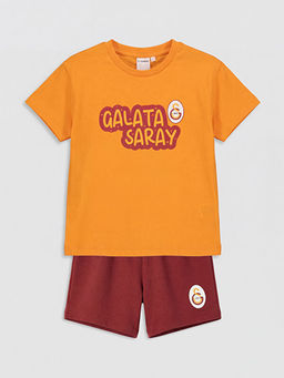 Galatasaray Bask?l? Erkek Bebek Tak?m