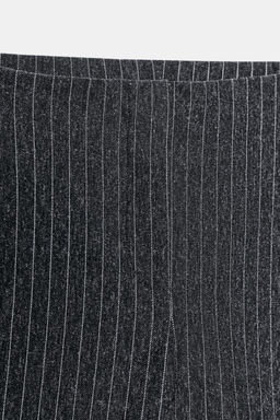 PINSTRIPE FLARE TROUSERS - Zara фото 9