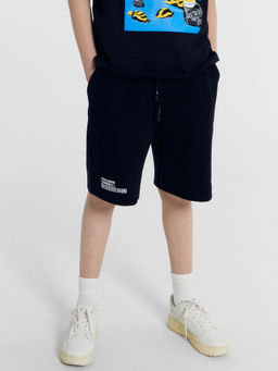 Шорты для мальчиков черные с печатью - Mark formelle фото 2