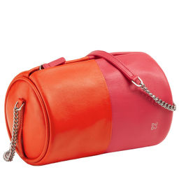 Итальянская кожаная сумка DuDu Bags серии Abigail | малиновый
