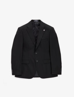 Siyah Slim Fit Tak_m Elbise