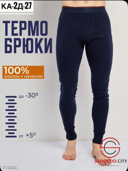 Мужские термо подштанники с начесом