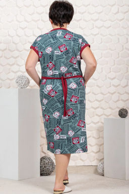 Халат женский, цвет зеленый