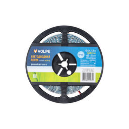 ULS-Q323 2835-60LED/m-8mm-IP65-DC12V-4,8W/m-5M-6500K Гибкая светодиодная лента на самоклеящейся основе. Катушка 5 м. в герметичной упаковке. Дневной свет(6500K). ТМ Volpe.