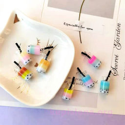 Серьги Bubble tea