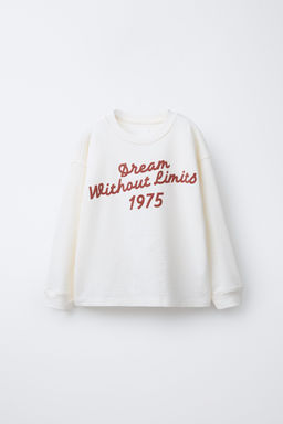 STRUCTURED SLOGAN T-SHIRT