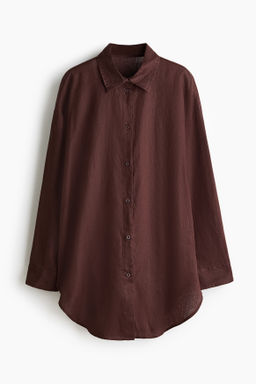 Camisa playera de lino - H&m фото 4