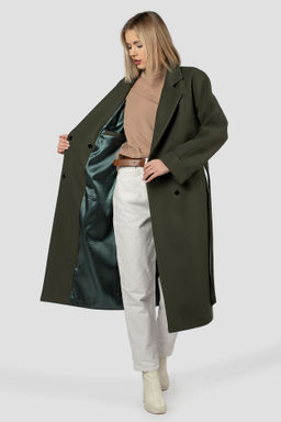 Пальто женское демисезонное (пояс) - El podio фото 2