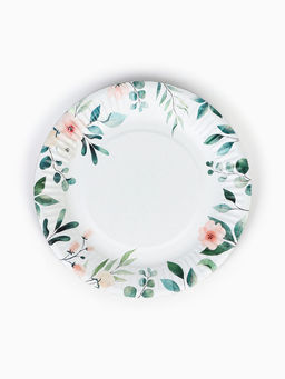 Цена за 12 шт. Тарелка одноразовая бумажная «Цветы», 18 см
