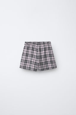 CHECK BERMUDA SKORT - Zara фото 6
