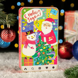 Цена за 10 шт. Коробка подарочная складная Вечериночка 13 х 4 х 21 см