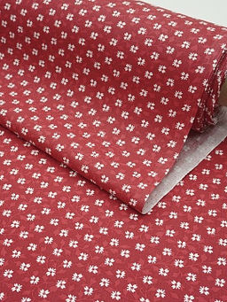 Перкаль Зорица цв.красный, ГОСТ, ш.1.5м, хлопок-100%, 125гр/м.кв