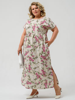 Платье Хлопок 70% Лён 30% Кострома 2 - Оптима фото 71