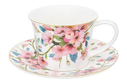 Чайн. наб. 12 пр. 270 мл Яблоневый цвет на белом NEW BONE CHINA - Elan gallery фото 5