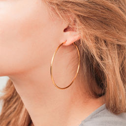 Серьги Кольцо 60 Fiore Luna