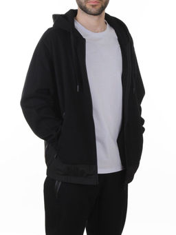 AAL-710 BLACK Костюм спортивный мужской (85% хлопок, 15% полиэстер)