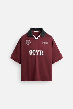 RETRO FOOTBALL TECHNICAL POLO SHIRT - Zara фото 7