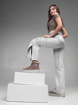 Ботинки 217.ALTAgr. капучино замша/Шерсть