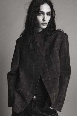 ZW COLLECTION LIMITED EDITION CHECK BLAZER - Zara фото 5