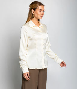 Блуза #ОКТ025022, кремовый