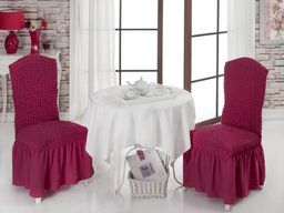 Чехлы на стулья 1/2 KARNA BULSAN (Фуксия)
