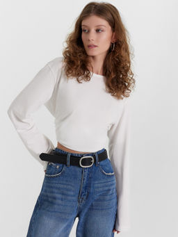 Джемпер женский в белом цвете белый 122768