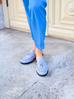 Мюли 1070.2614bl.Голубая мамба