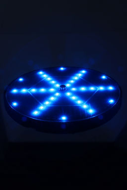 Фонтан на солнечной батарее,  h=0,55 метра, 180 л/ч, 7 Вт,  LED-подсветка, JT-180-36LED