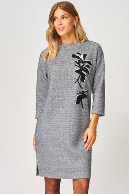 Платье LAIKONY 183 черно-белый  фото 6