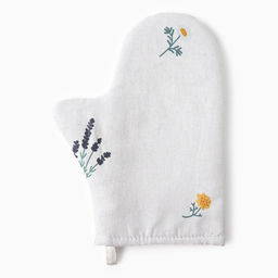 Варежка-прихватка Этель. Полевые цветочки, 20?27 см, рогожка 176 г/м?, 100% хлопок